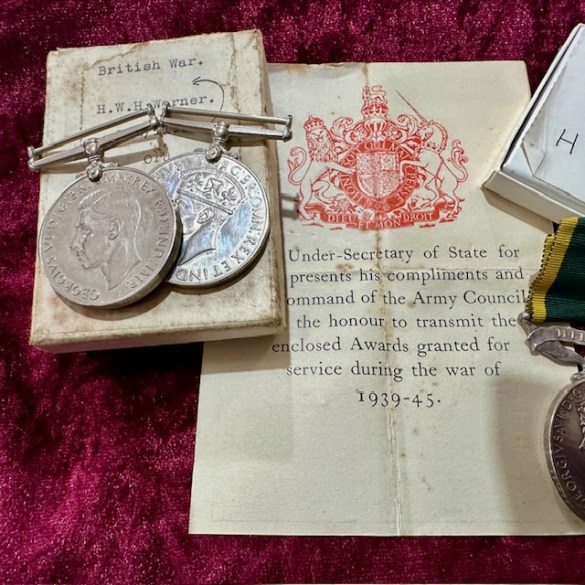 WW2 Captain Medal Grouping 2